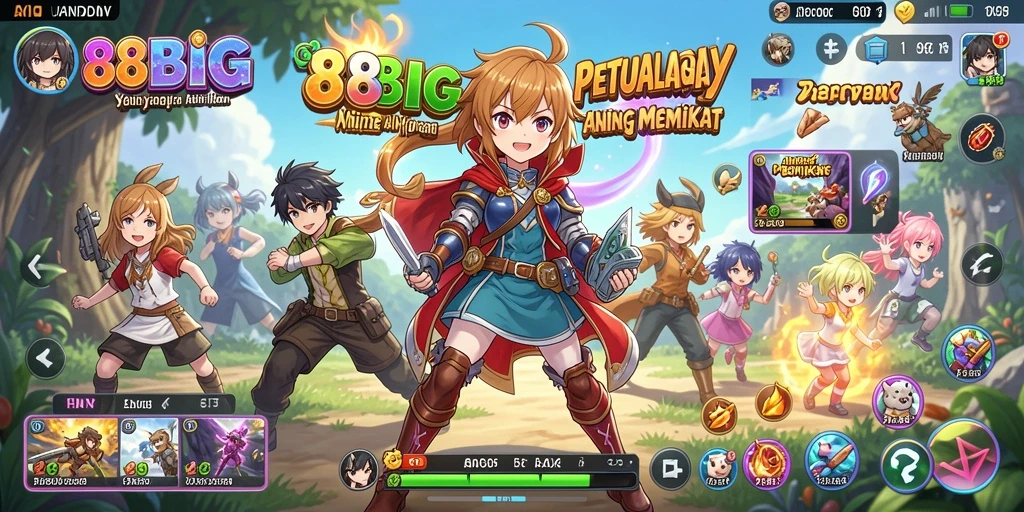 Tampilan gameplay menarik dari 88BIG yang memikat.