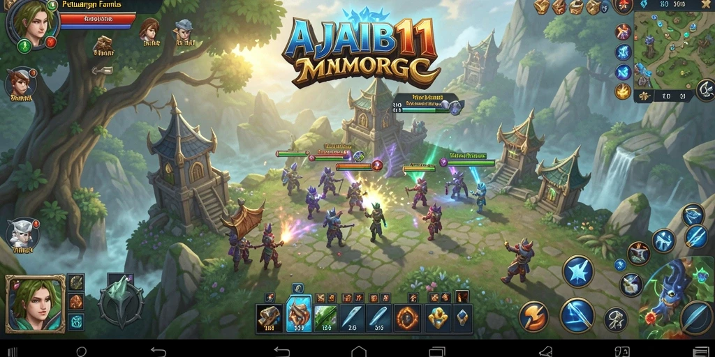 Tampilan gameplay mendebarkan di dunia AJAIB11 yang memukau.