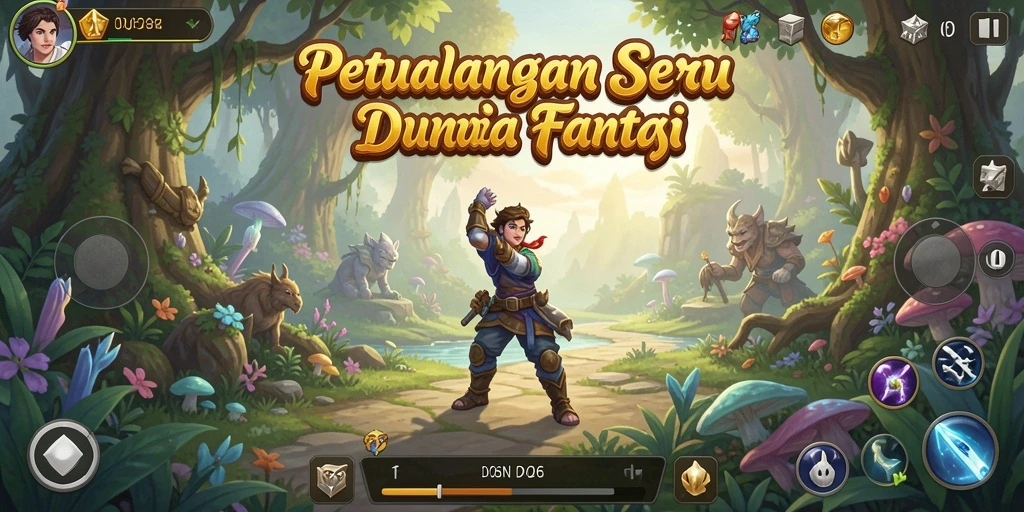 Tampilan gameplay D06 yang menampilkan aksi petualangan seru.