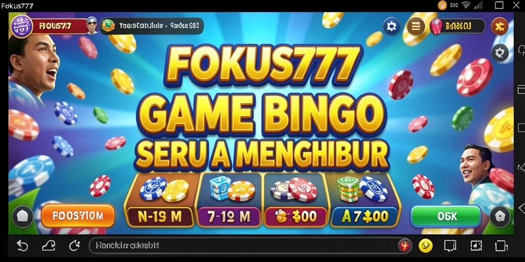 Tampilan gameplay seru yang menggambarkan permainan Bingo FOKUS777.