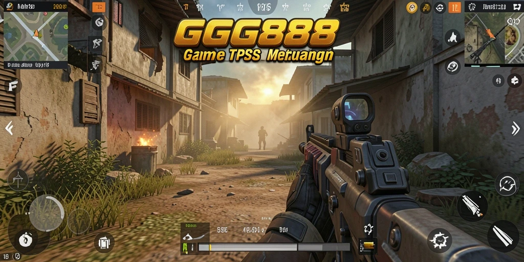 Screenshot menunjukkan gameplay GGG888 yang intens dan menarik.