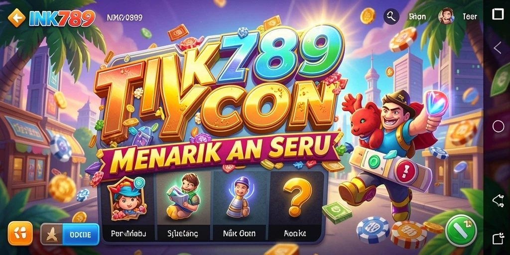 Tangkapan layar gameplay INK789 yang menampilkan pengalaman Tycoon yang mendalam.