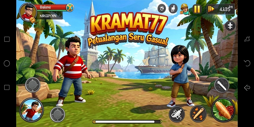 Tampilan gameplay KRAMAT77 yang seru dan menarik.