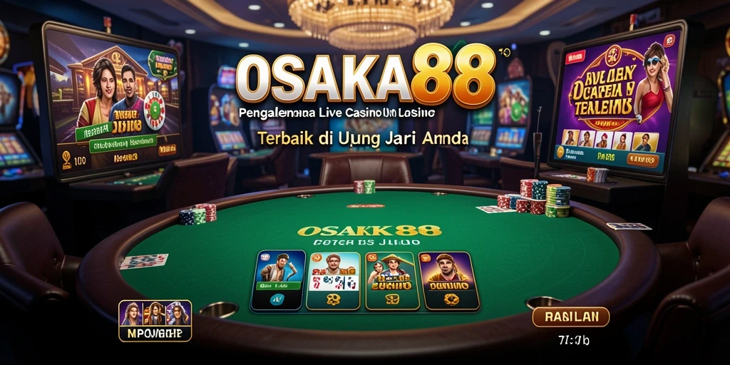 Tampilan gameplay Live Casino yang menarik di OSAKA88.