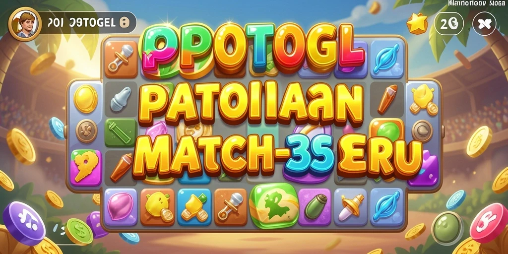 Tangkapan layar gameplay <strong>POPOTOGEL</strong> menunjukkan keseruan mencocokkan objek.