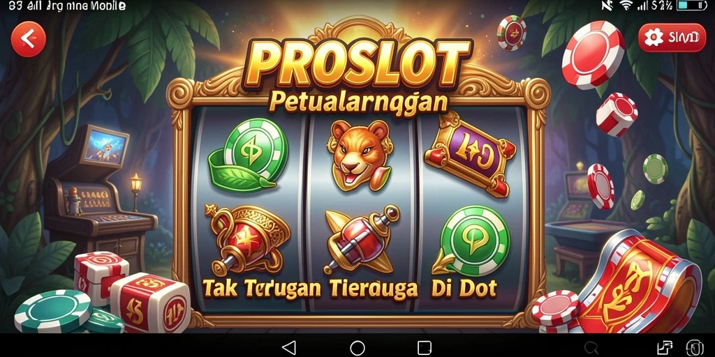 Screenshot gameplay menunjukkan petualangan seru di dunia slot.