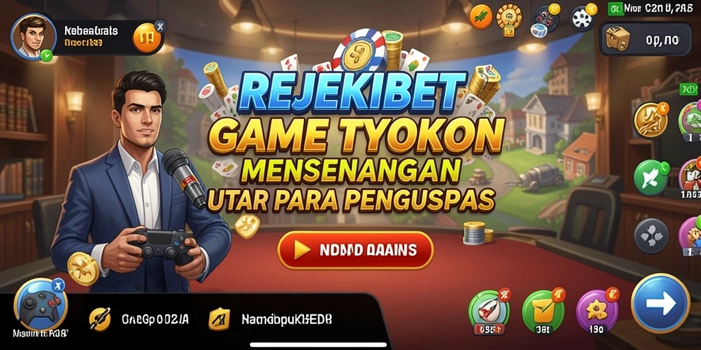 Screenshot gameplay menunjukkan pengelolaan dan strategi bisnis yang seru.