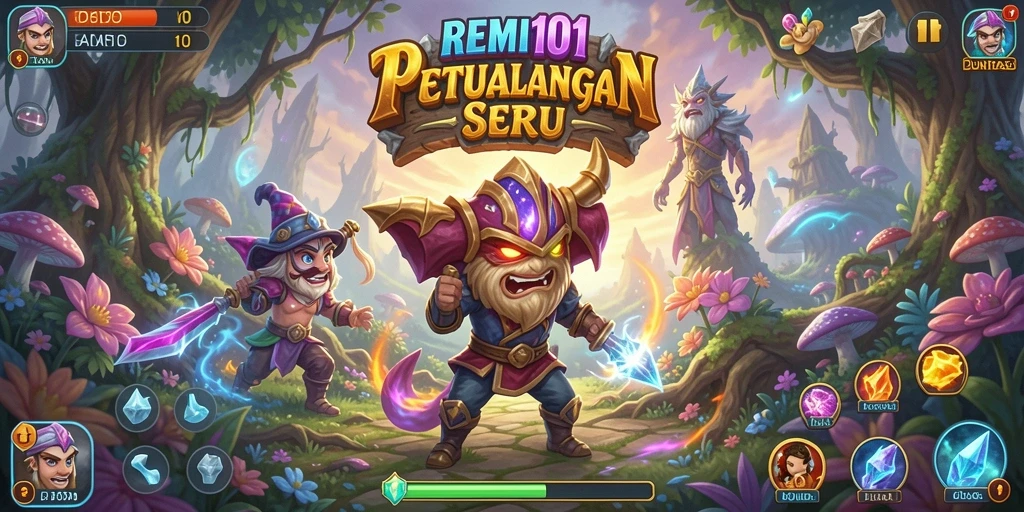 Tampilan gameplay REMI101 yang menakjubkan dalam dunia petualangan.
