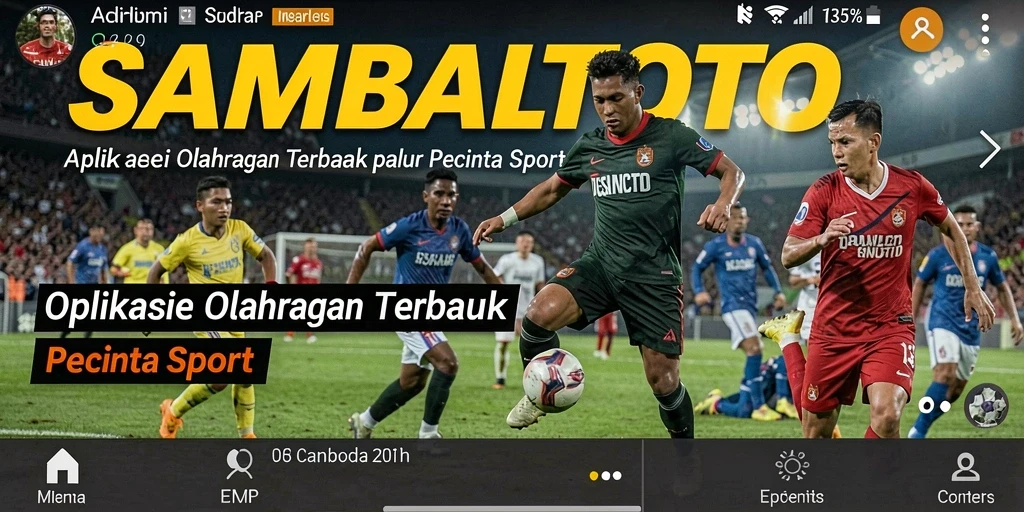 Tampilan gameplay menarik dari SAMBALTOTO menunjukkan kompetisi olahraga