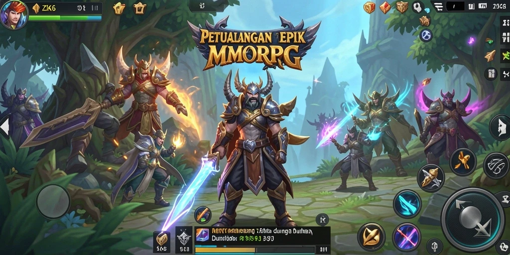 Gameplay seru ZK6 di dunia MMORPG yang penuh tantangan.